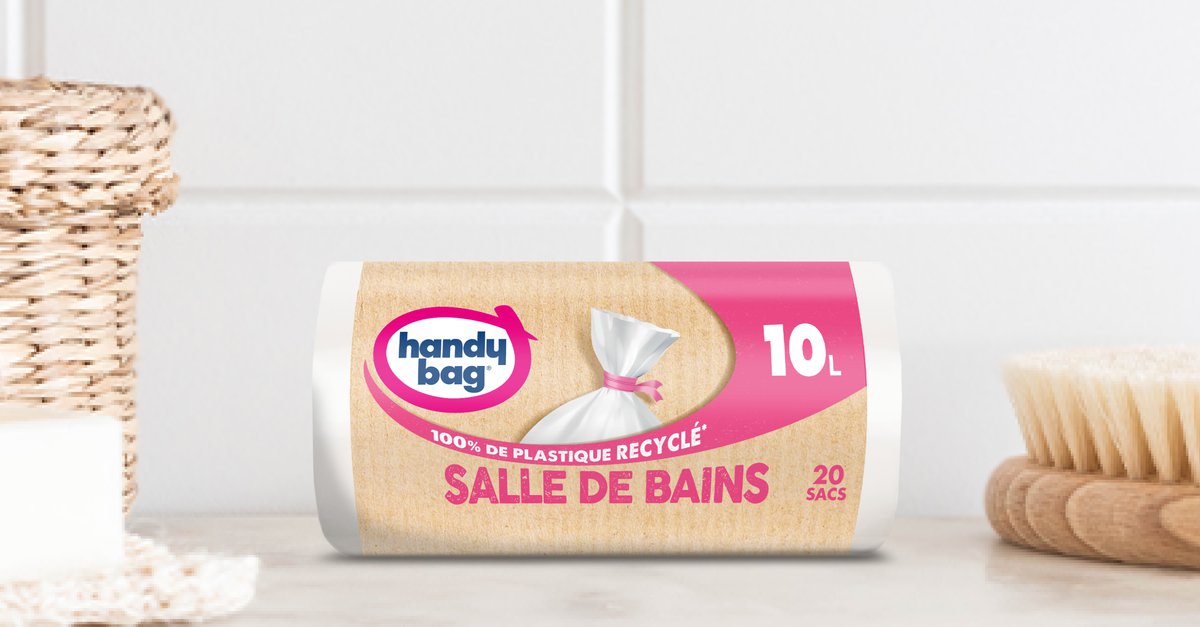 Sac poubelle salle de bain 10L HANDY BAG : les 15 sacs à Prix Carrefour