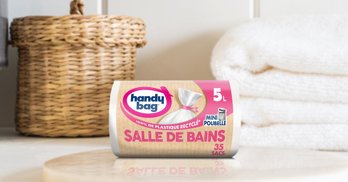 Sac poubelle salle de bain, 5L HANDY BAG : les 35 sacs à Prix Carrefour